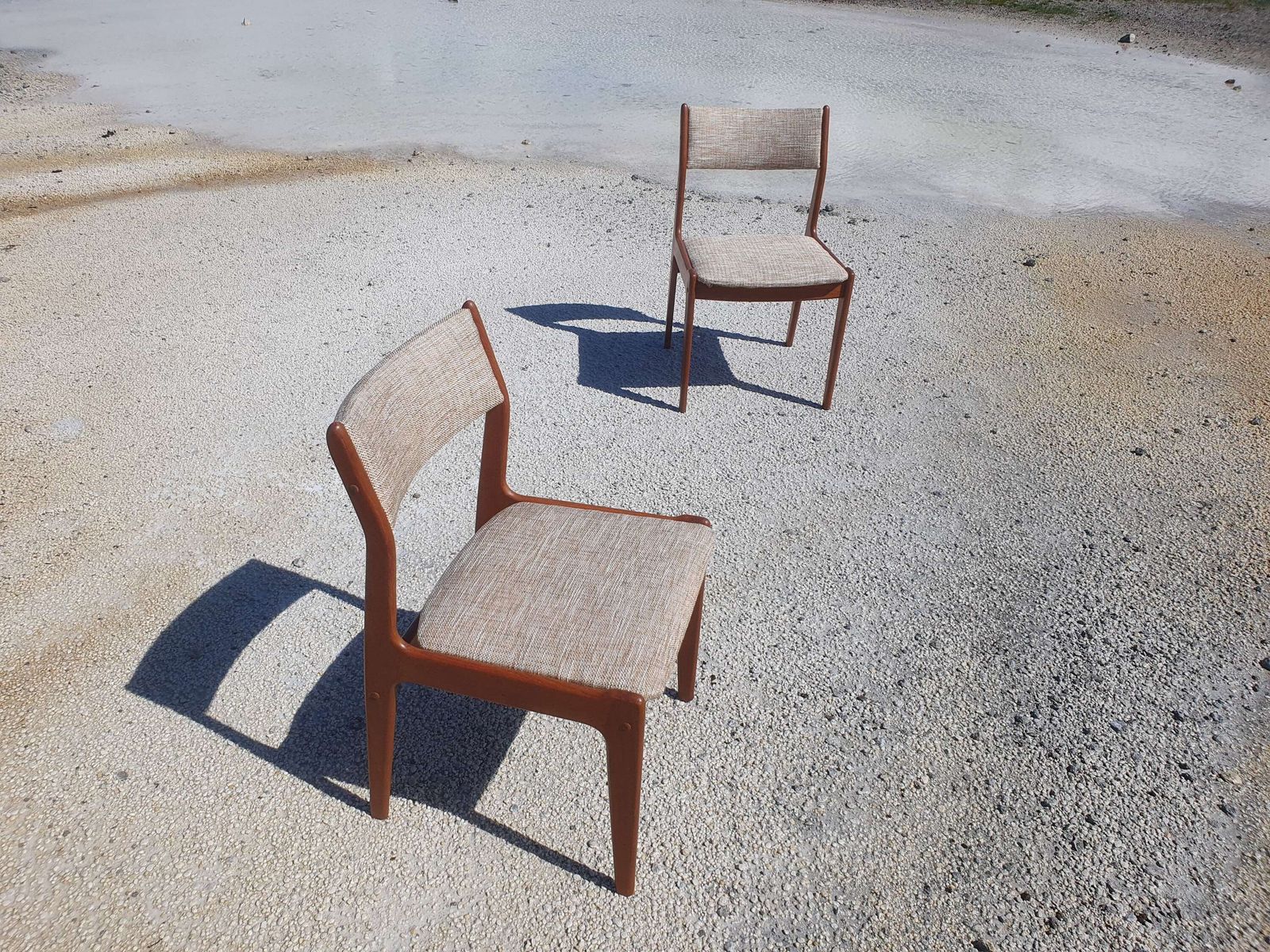 A Pair Of Model 7171 Dining Chairs By Johannes Andersen For Udlum Mobelfabrik. Denmark. photo furniture