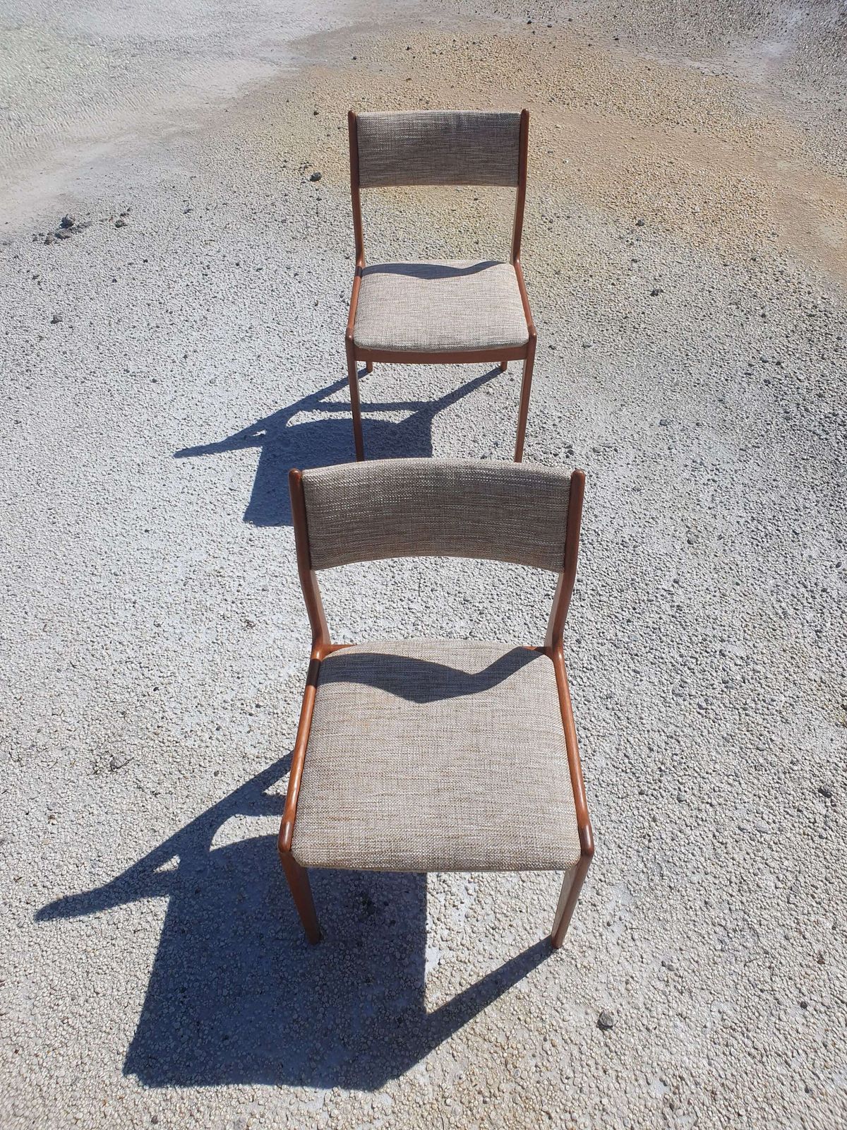 A Pair Of Model 7171 Dining Chairs By Johannes Andersen For Udlum Mobelfabrik. Denmark. photo vinterior