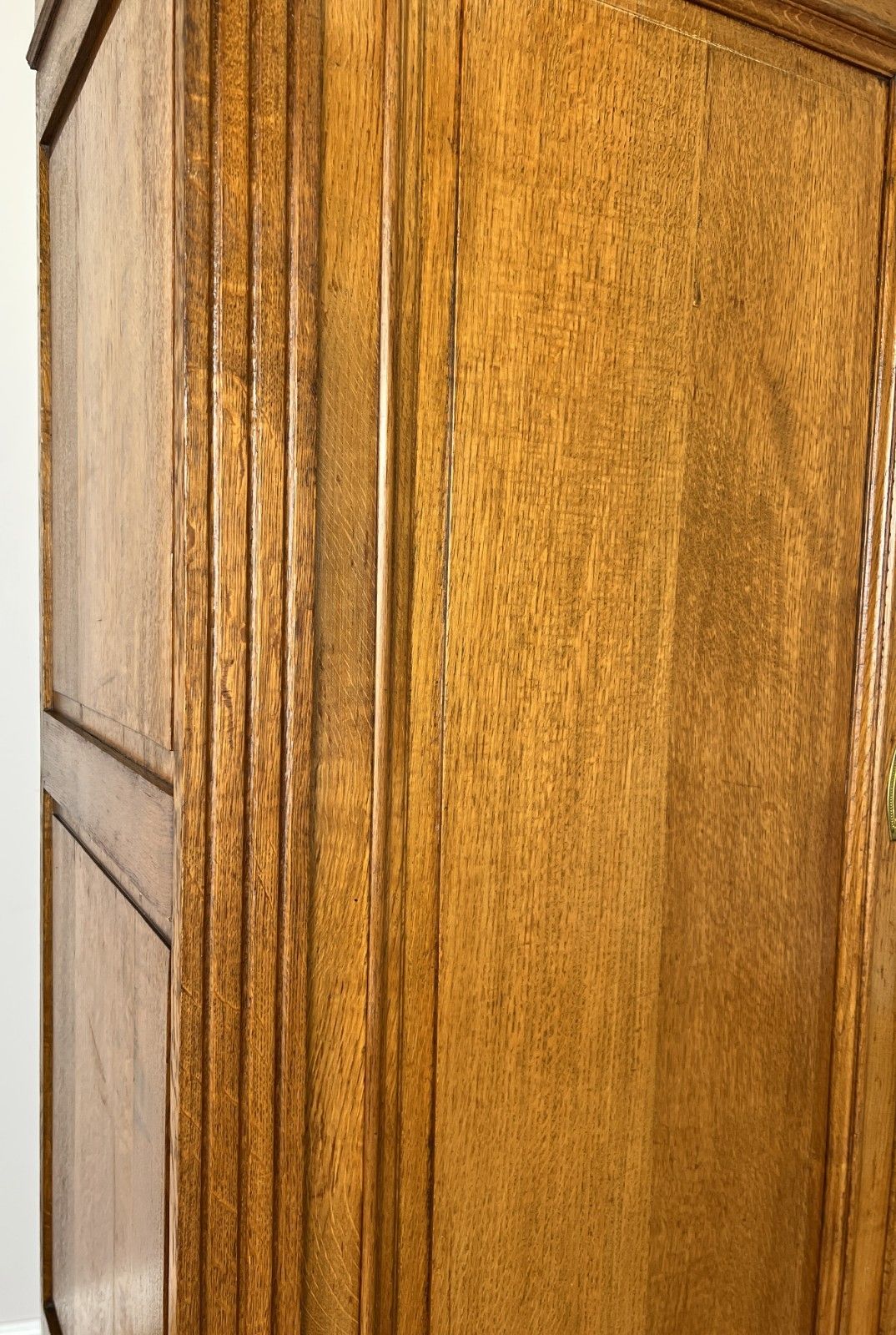 Wardrobe Antique French Style Oak Two Door Carved Armoire Cabinet Lot 6143 photo 749.0