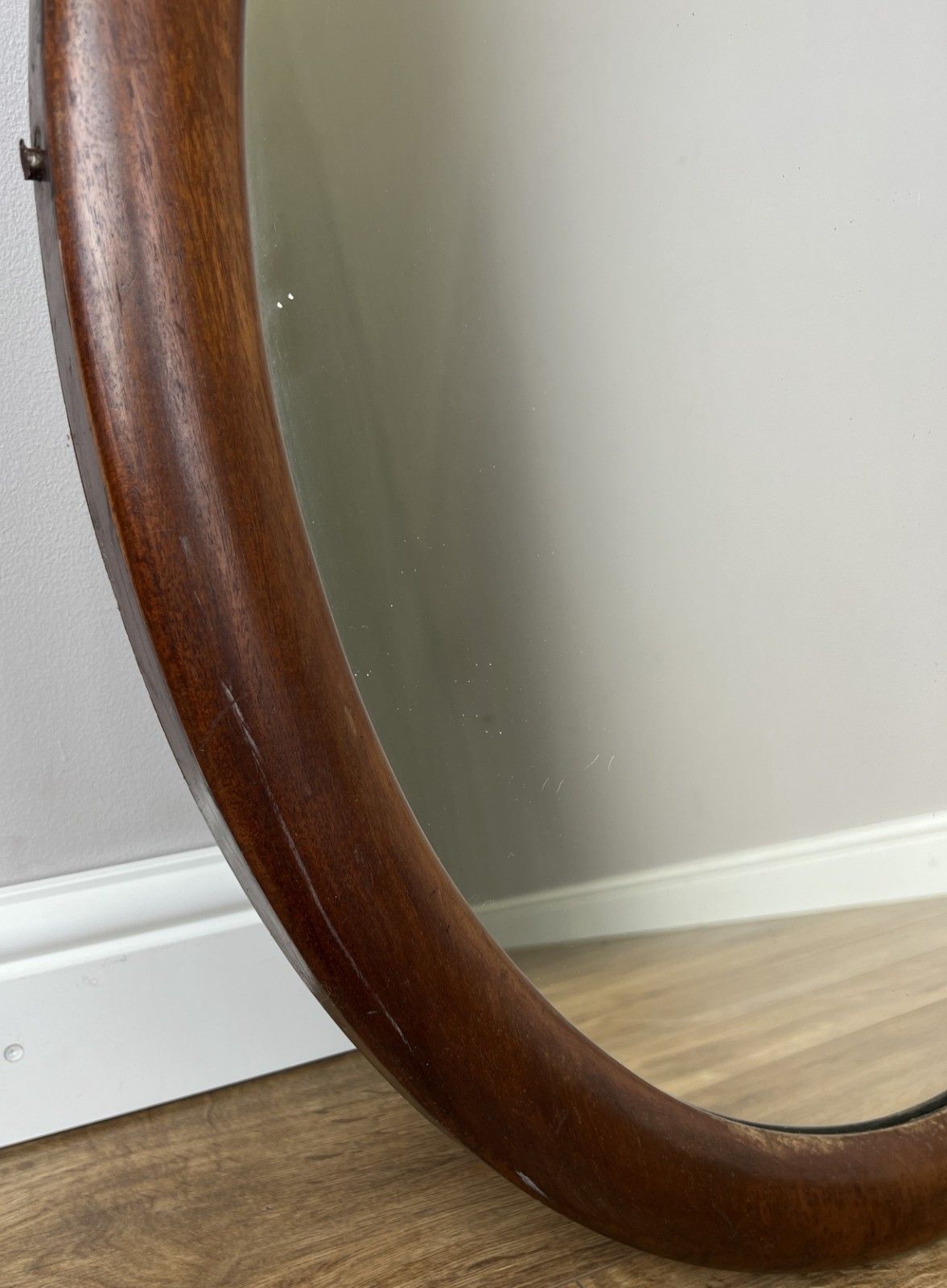 photo furniture Mirror Antique French Walnut Ornate Wall Mirror Decorative Frame Lot 6135
