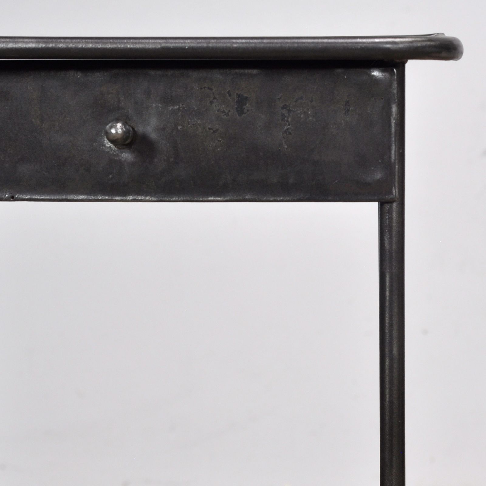 Furniture Set Of Iron Bedside Tables, 1910s photo