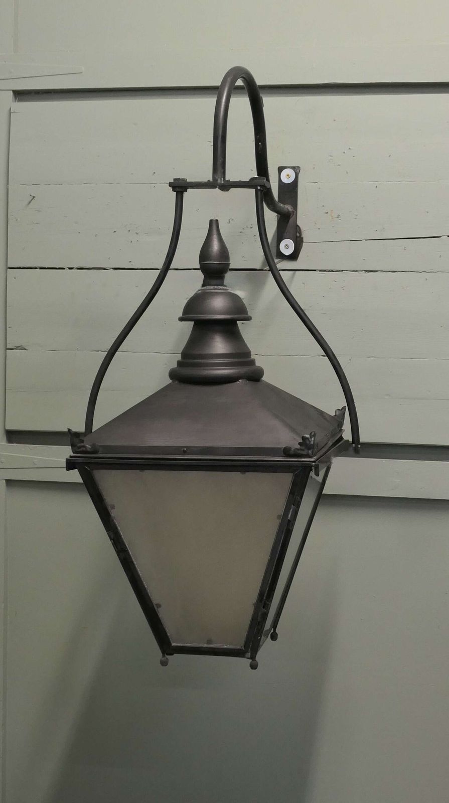 Huge Painted Copper Wall Lantern 4ft4” High This Is An Enormous Copper Wall Lantern photo buy