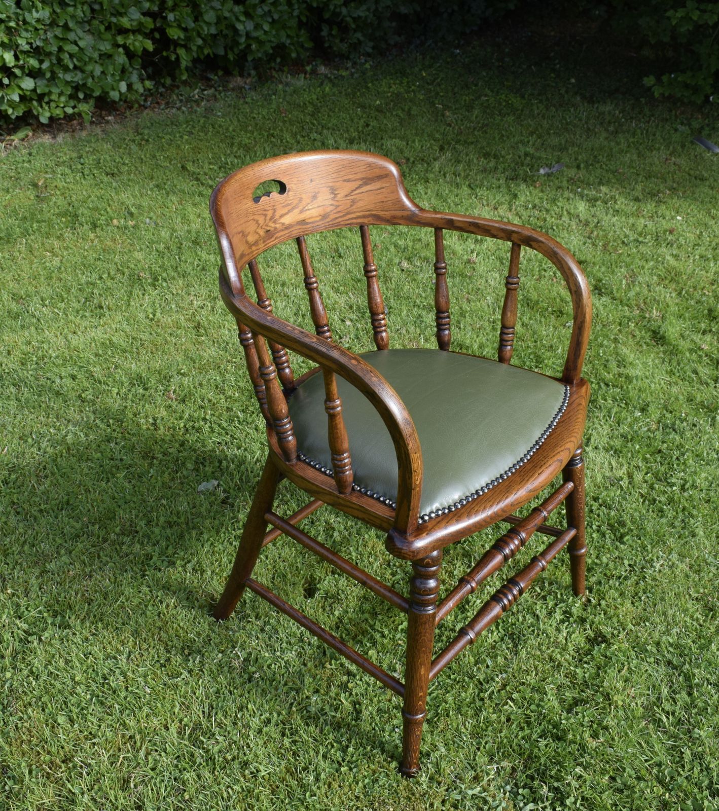 photo for sale Early 20th Century Oak Desk Chair