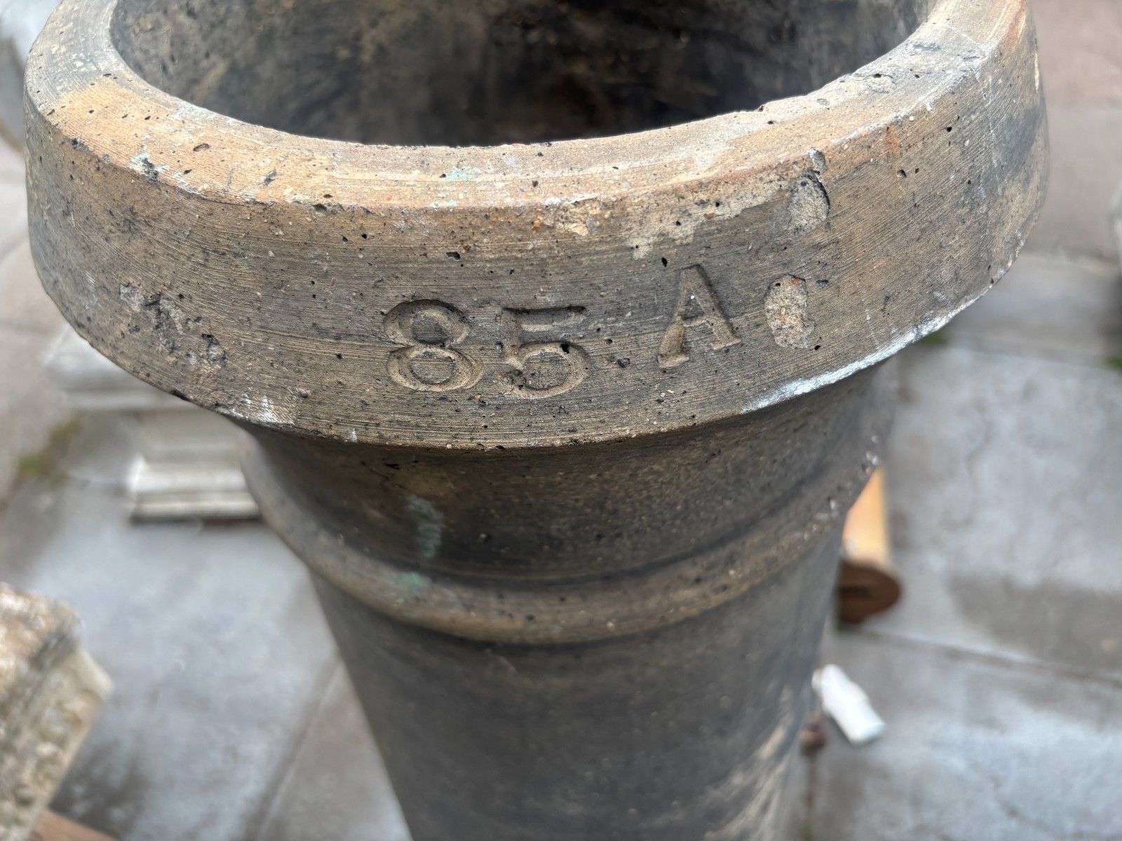 Antique Large Terracotta Chimney Pot photo vintage