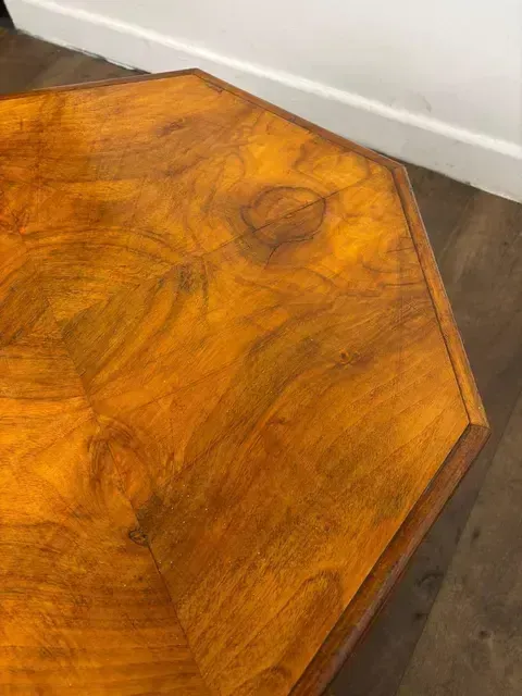 photo for sale Art Deco Octagonal Claw & Ball Coffee Table