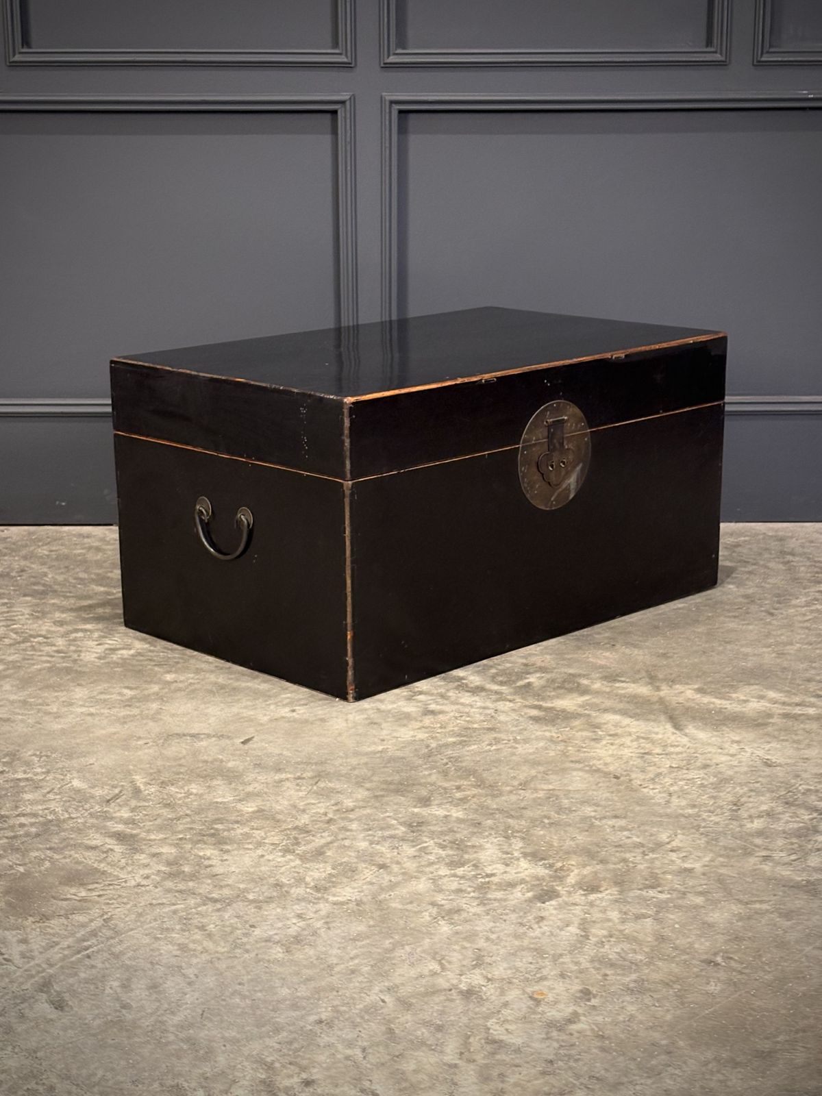 Chinese Lacquered Trunk
