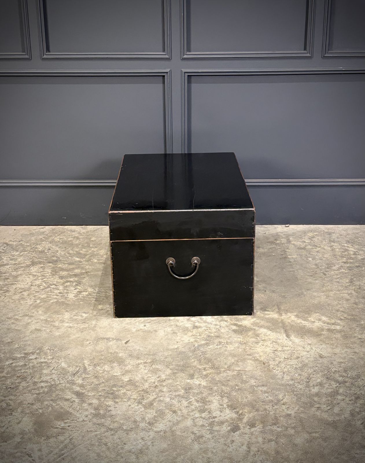 Chinese Lacquered Trunk photo vintage