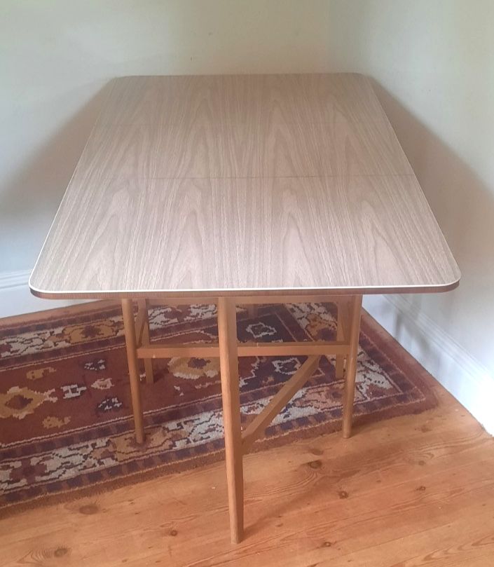 Vintage Formica  Drop Leaf  Table Mid Century Style photo buy