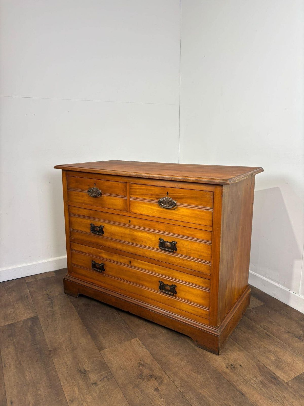 Art Nouveau Style Satin Walnut Chest photo Furniture