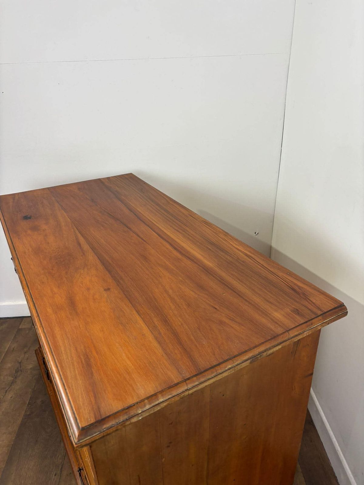 Furniture Art Nouveau Style Satin Walnut Chest photo