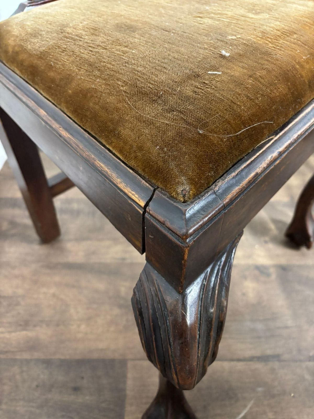 Victorian Set Of Four Mahogany Dining Chairs photo furniture