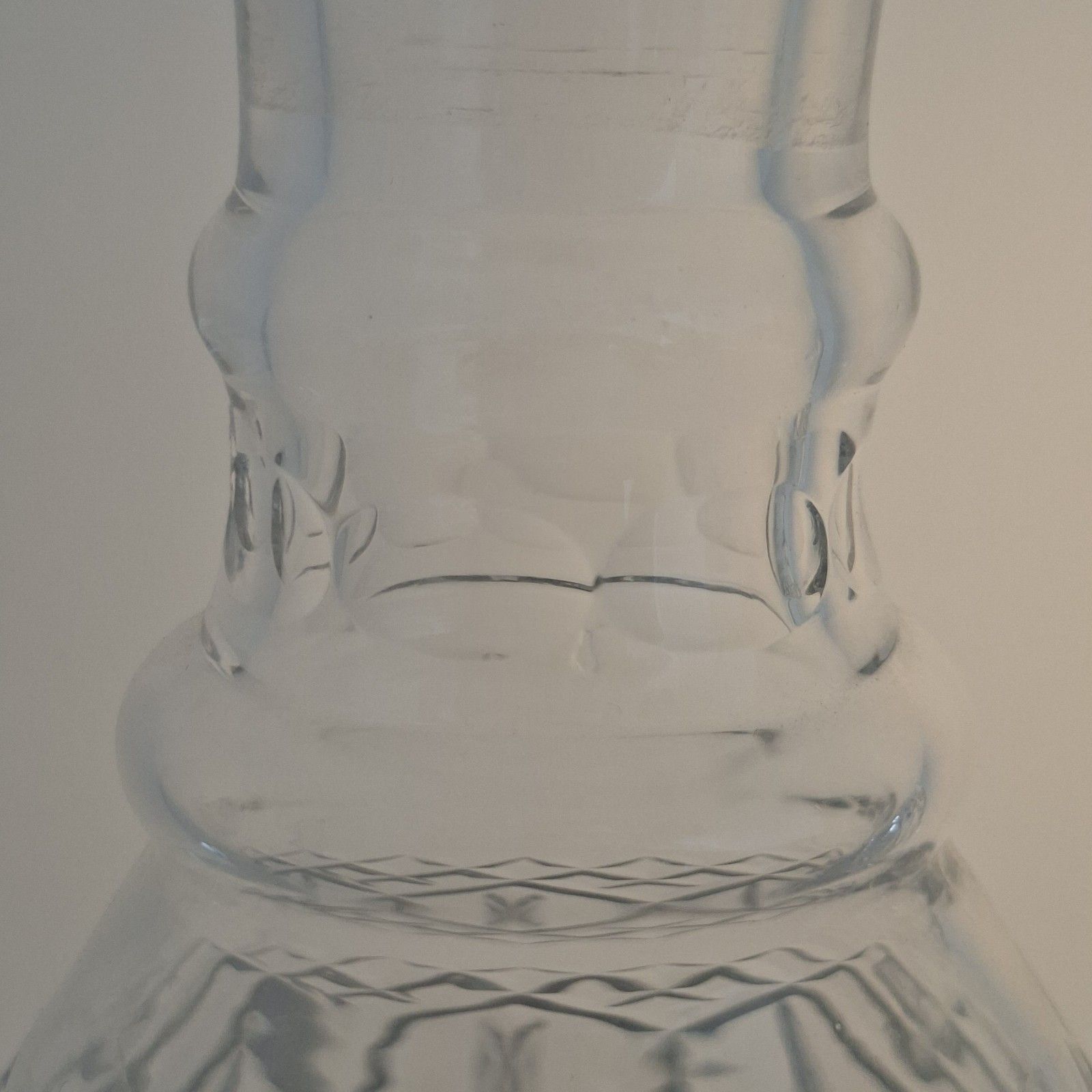 Pair Of Stuart Crystal Decanters Conical Cut Glass Vintage photo vintage
