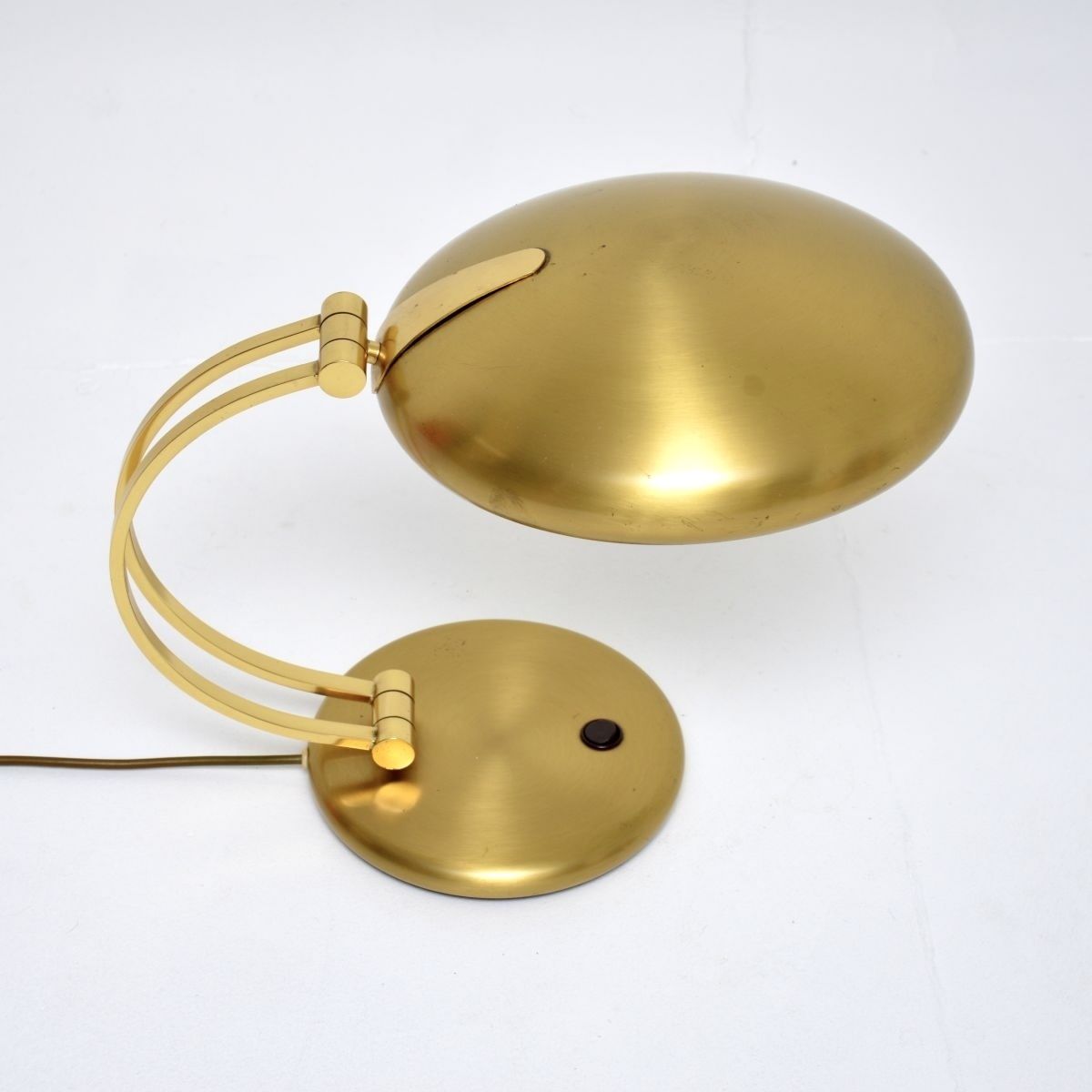 Vintage Bauhaus Brass Desk Lamp By Egon Hillebrand photo Lighting