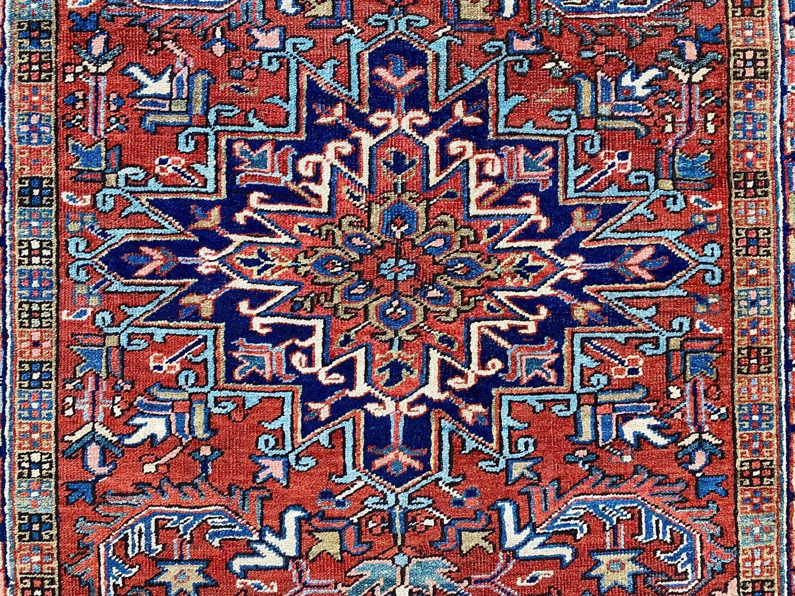 Antique Heriz Rug 187x133cm photo for sale