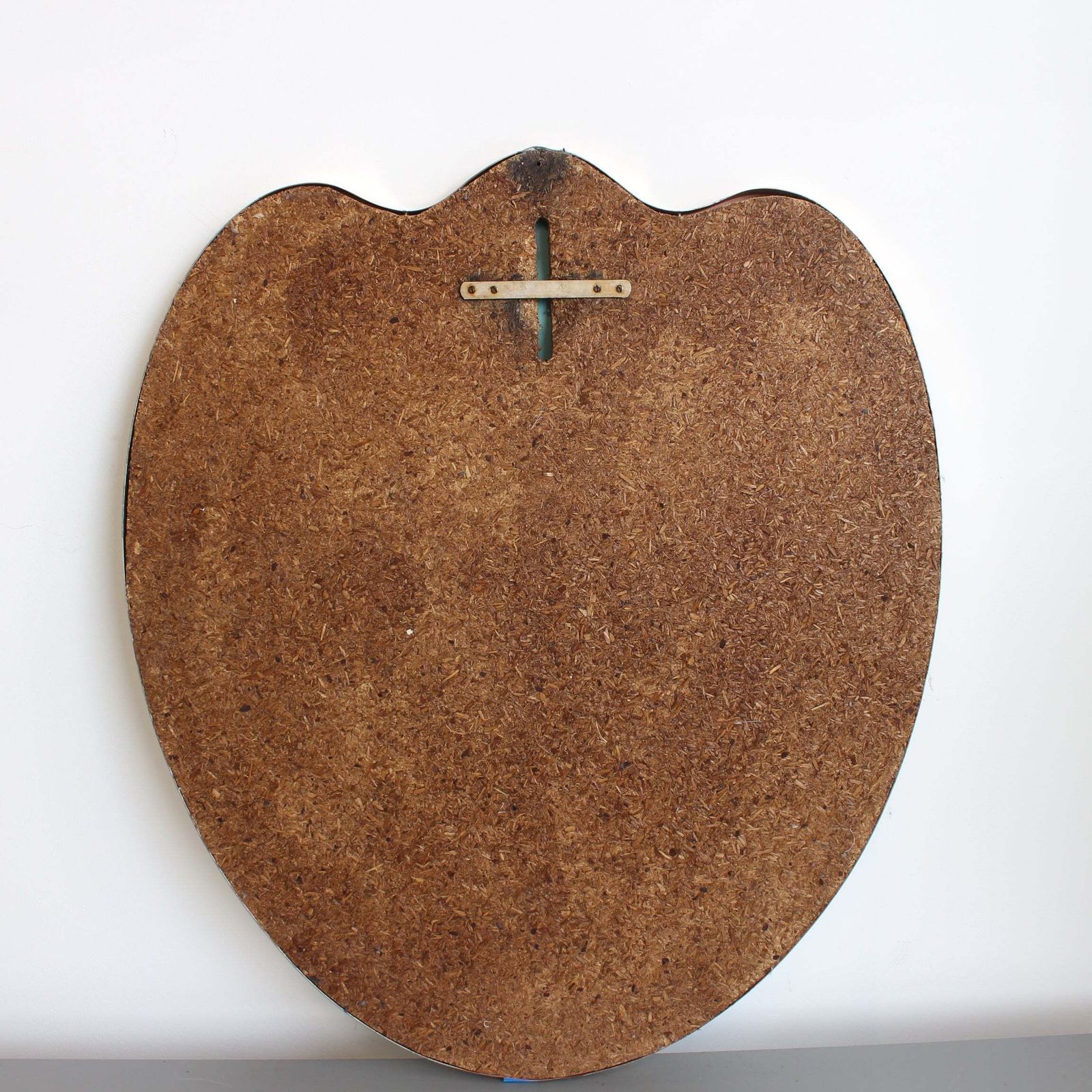 photo vinterior Vintage Italian Wall Mirror With Brass Frame (Circa 1960s)