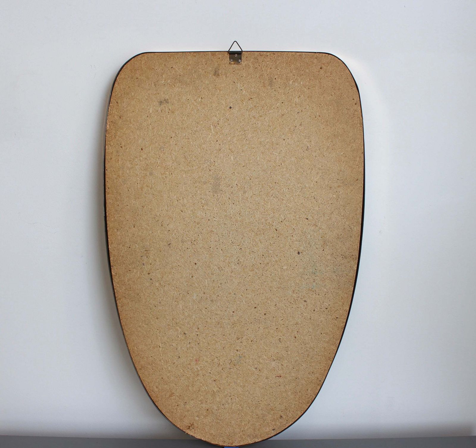 1440.0 Mid Century Italian Wall Mirror With Brass Frame (Circa 1960s) photo