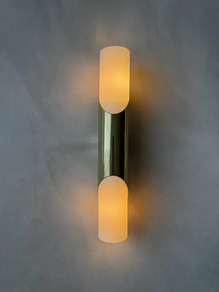 Rolf Krüger Paul Neuhaus Messing Wandlamp Set Ca. Jaren 1970 photo for sale