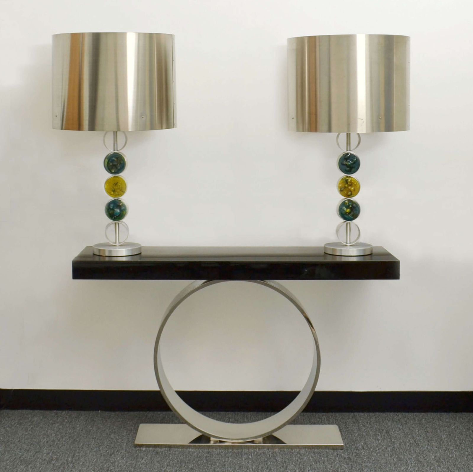 Pair Of Large Table Lamps By Raak 1968 Attributed To Nanny Still photo for sale