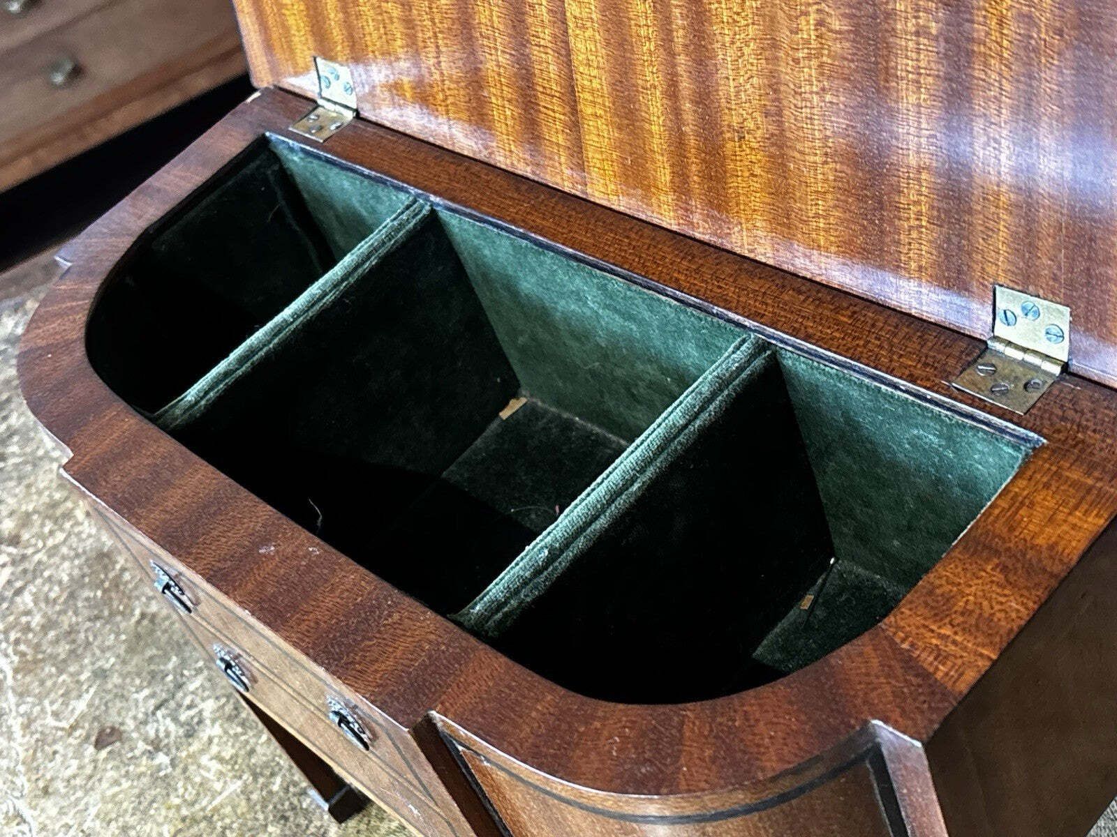 Miniature Georgian Sideboard Jewellery Box Apprentice Piece, Superb Quality. photo buy