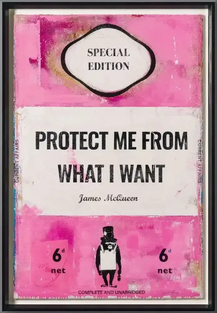James Mcqueen, Protect Me From What I Want, 2024 (Framed)