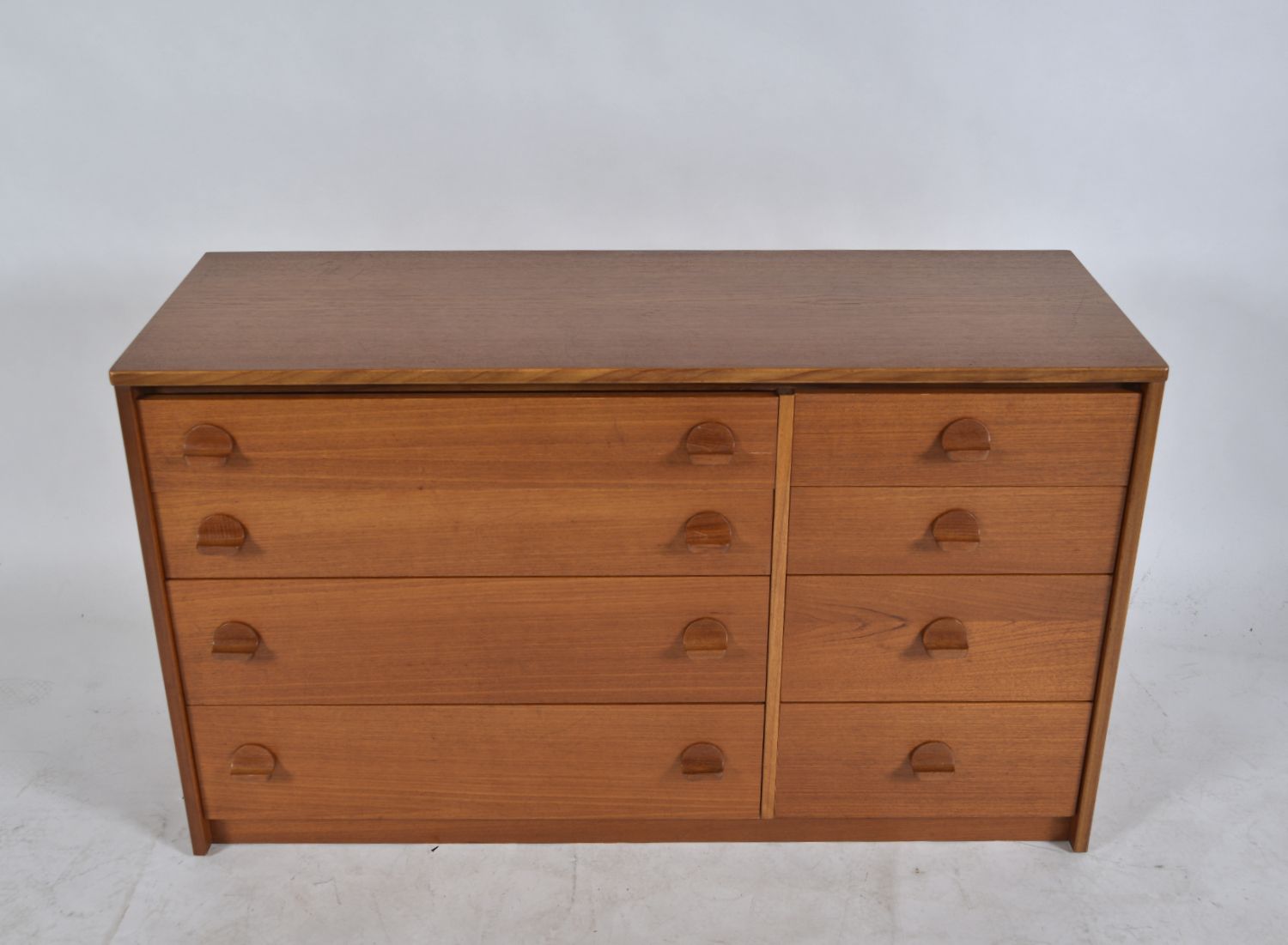 Midcentury 1960s Teak Chest Of Eight Drawers Stag Cantata Range By Ron Carter Uk photo furniture