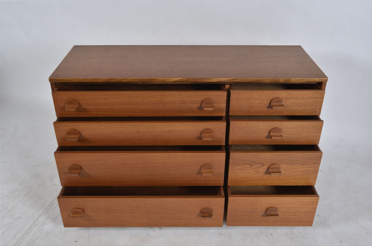 Midcentury 1960s Teak Chest Of Eight Drawers Stag Cantata Range By Ron Carter Uk photo Furniture