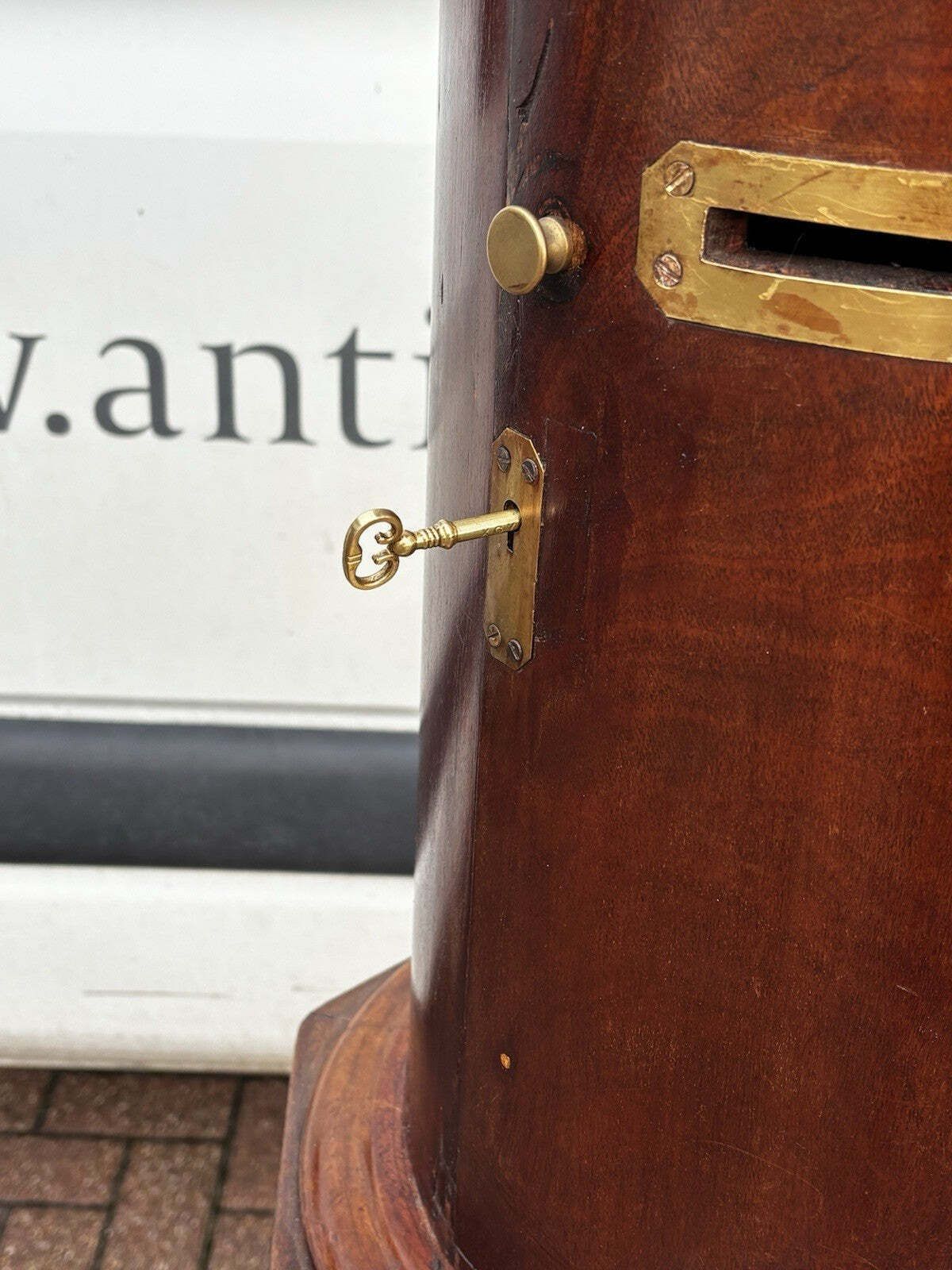 Country House / Hotel Guest Letter Box, Large In Size. Brass Decoration photo buy