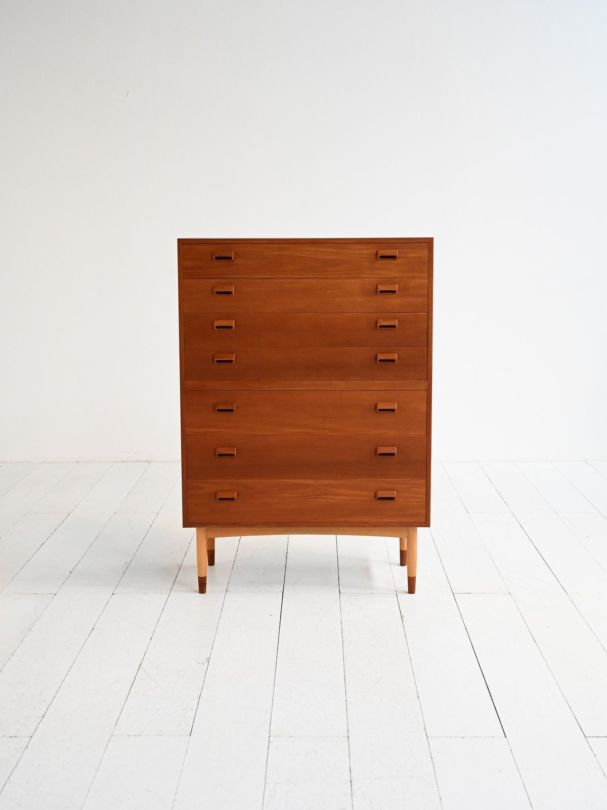 1950s Danish Chest Of Drawers In Teak, Design By Børge Mogensen