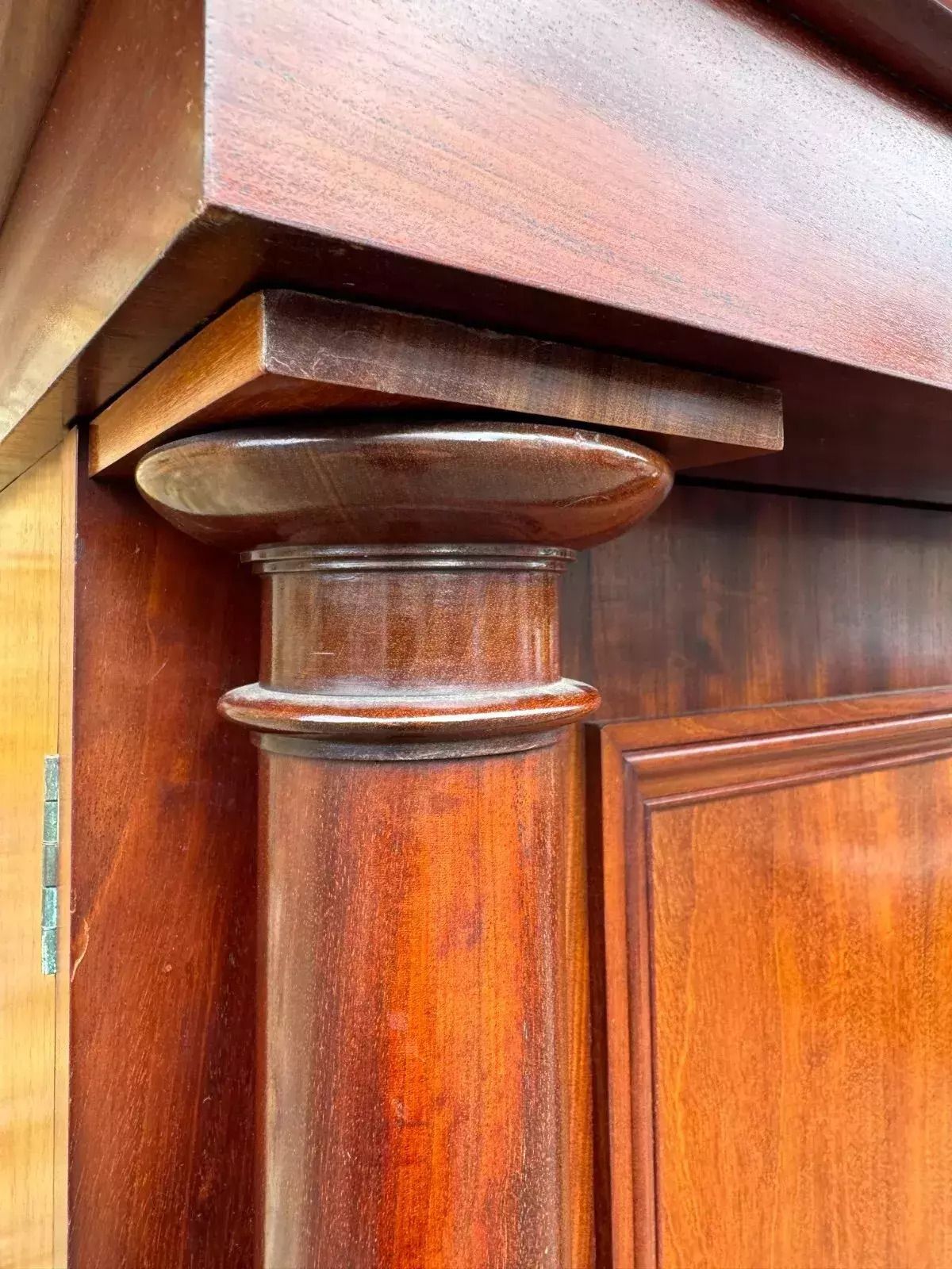 A Large Victorian Mahogany Two Door Wardrobe Of Exceptional Quality photo buy