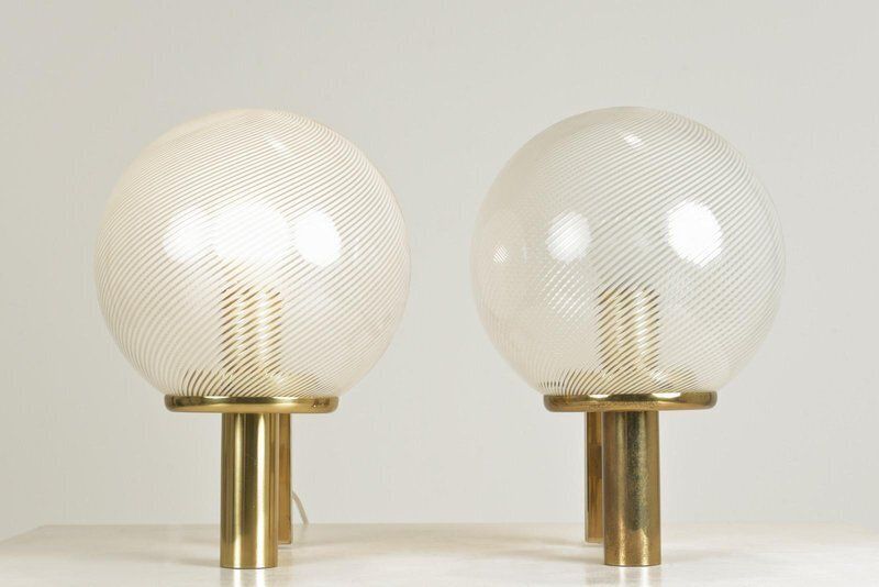 Thread Glass Filigran Wall Lights By Paolo Venini, Italy, 1940s, Set Of 2 photo Lighting