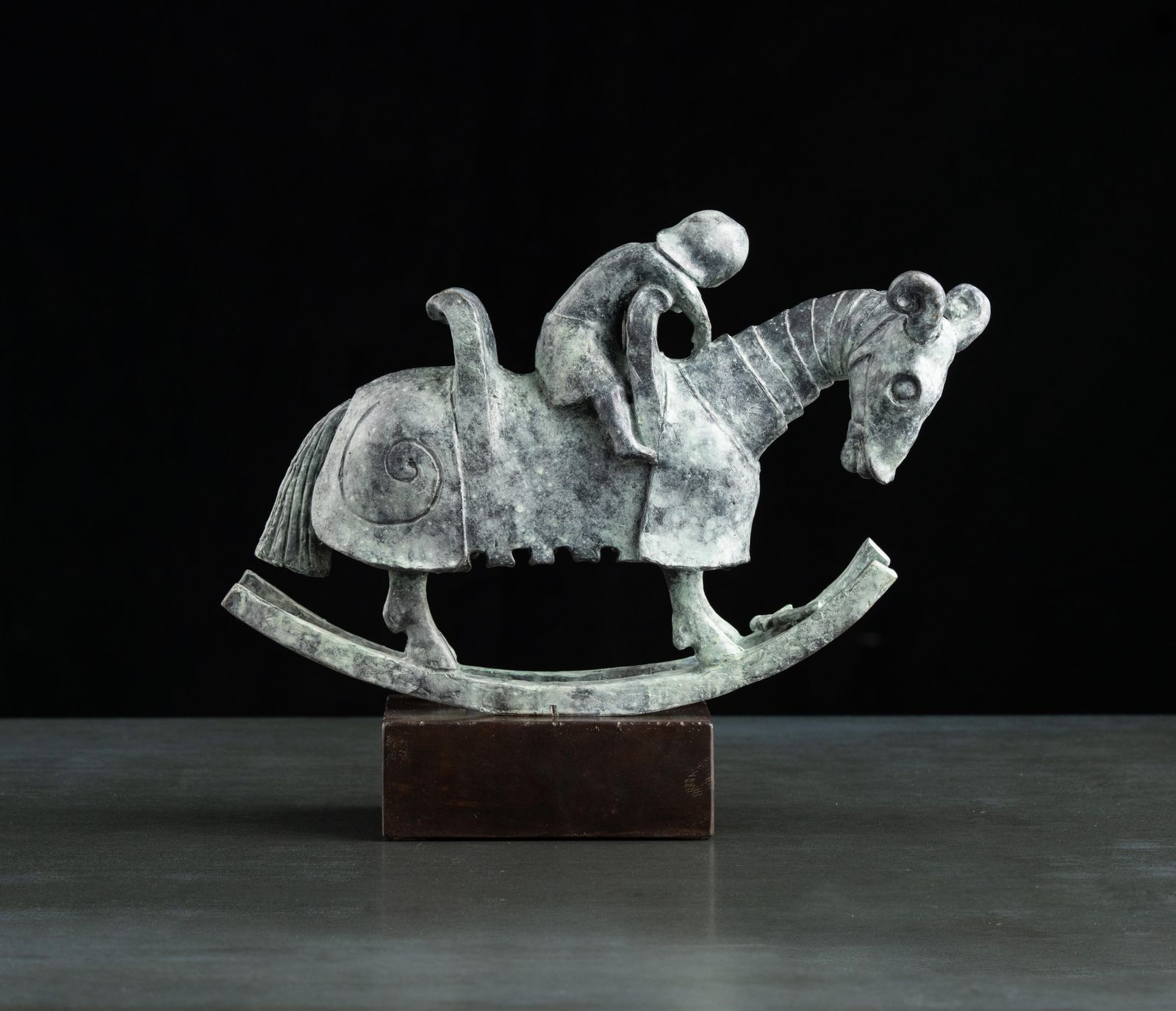 Sergey Oganov Warrior's Dream. Llimited Edition: Ea 1 2. Sculpture By Sergey Oganov. Bronze 2012 photo for sale