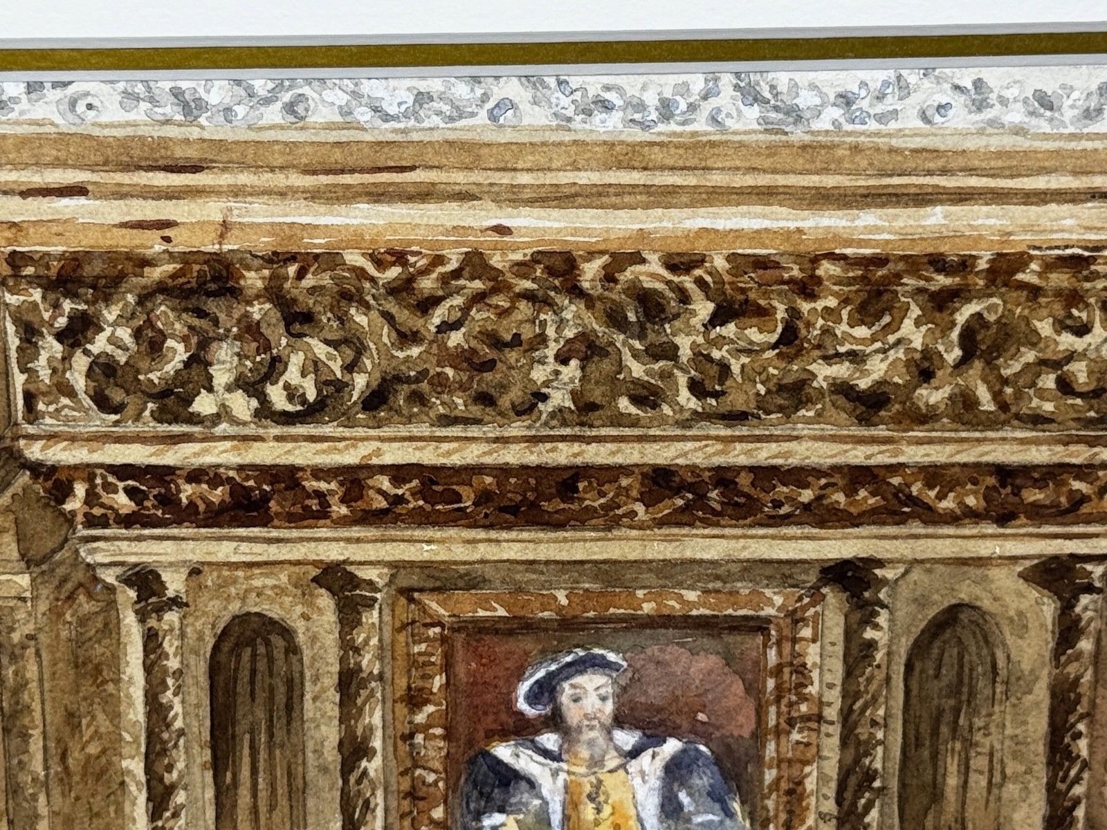 photo vinterior The Chimneypiece Long Gallery, Westwood House, Westwood Park, Worcestershire