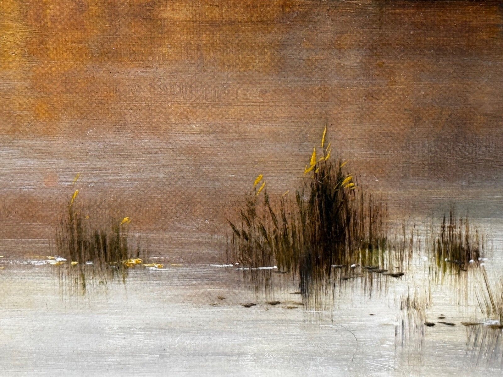 photo for sale Olieverfschilderij Landschap Windermere Zonsopgang Gesigneerd Door Alfred De Breanski Jr