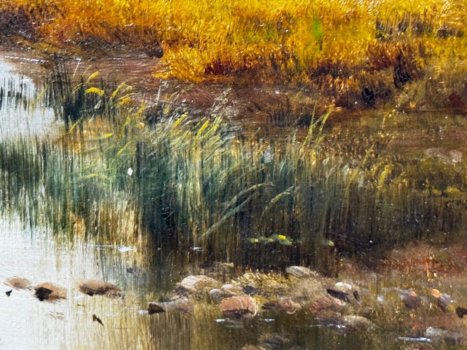 photo buy Oil Landscape Masterpiece Painting Windermere Sunrise Signed By Alfred De Breanski Jr