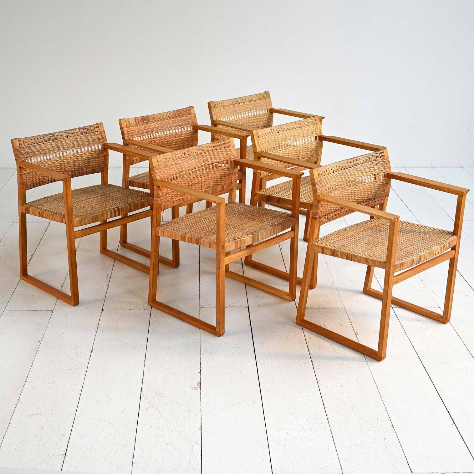 "Bm62" Stoelen Van Børge Mogensen Lauritsen, Ca. Jaren 1950