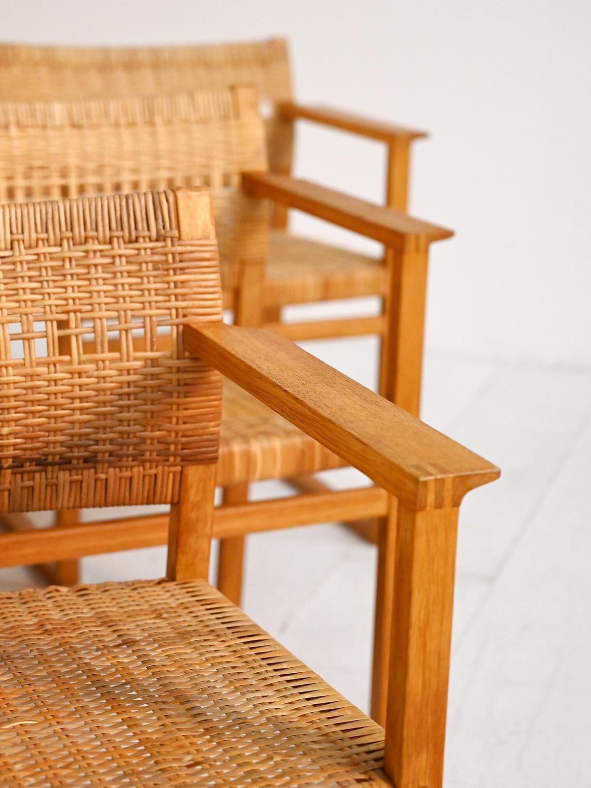 "Bm62" stoelen van Børge Mogensen Lauritsen, ca. jaren 1950 photo vinterior