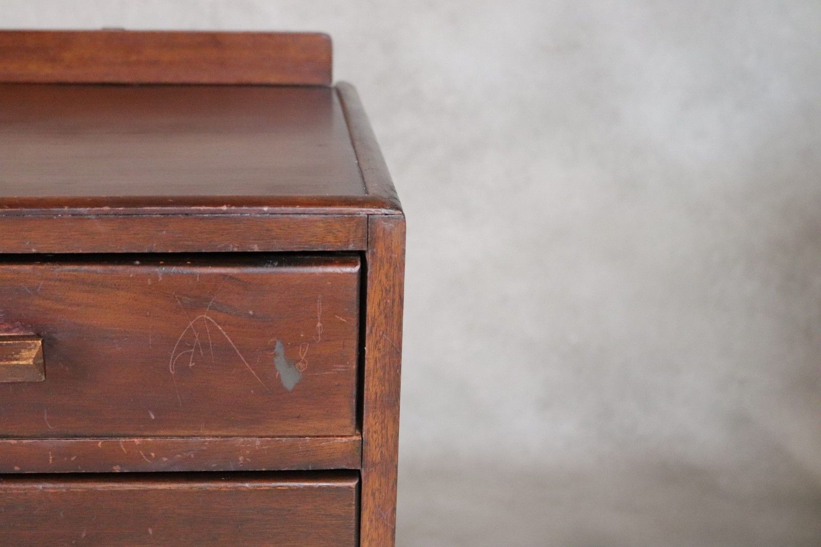 195.0 Vintage Mid Century Art Deco Style Utility Tallboy Linen Cabinet 1940s photo