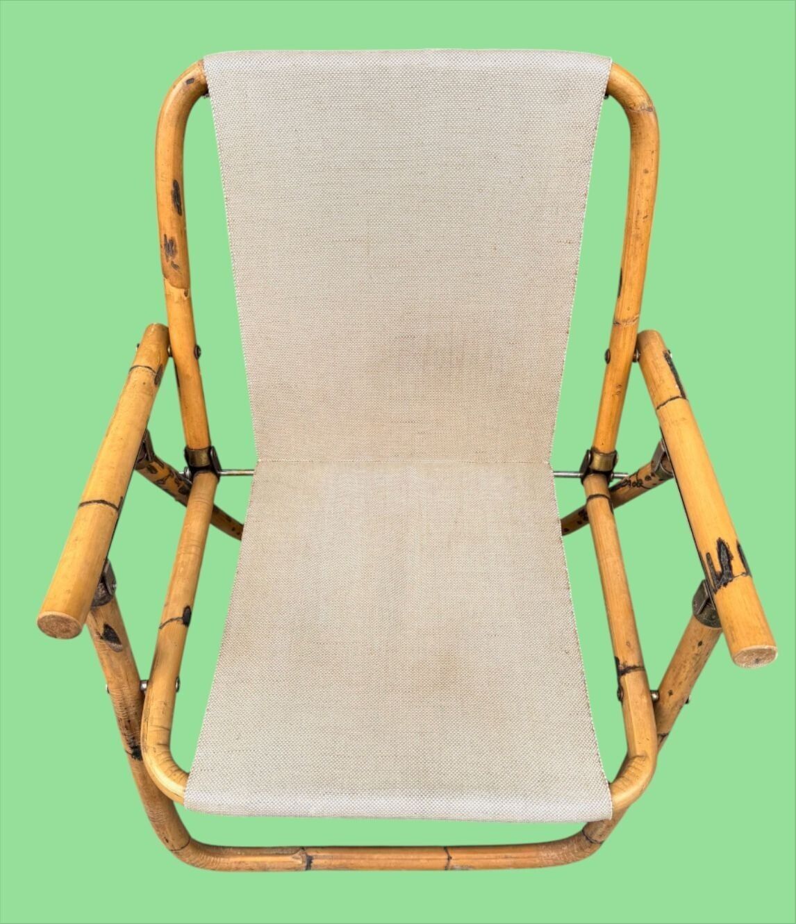 photo buy A Pair Of 1970s Italian Folding Bamboo Chairs By Dal Vera