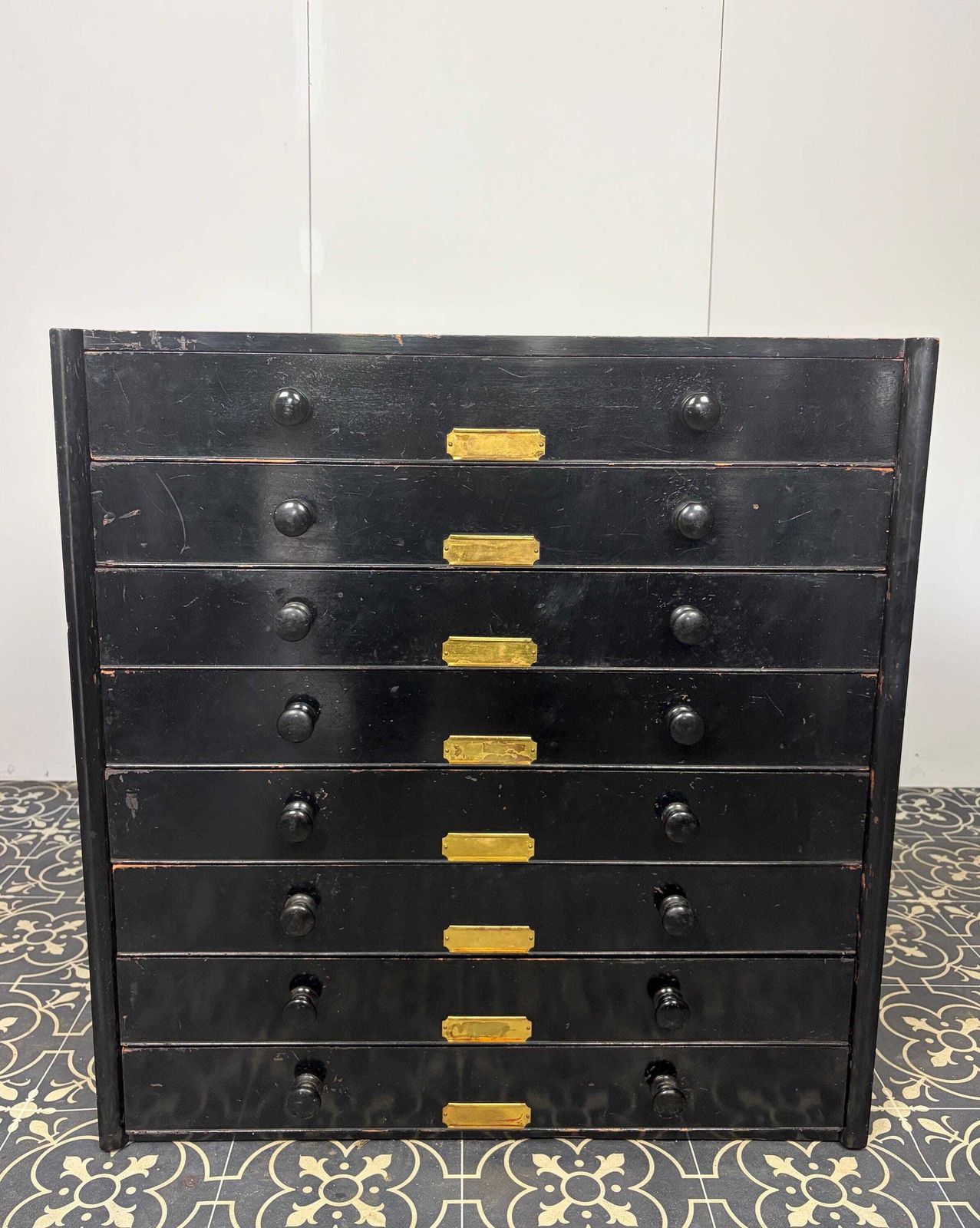 Antique Victorian Museum Specimen Collector Cabinet photo furniture