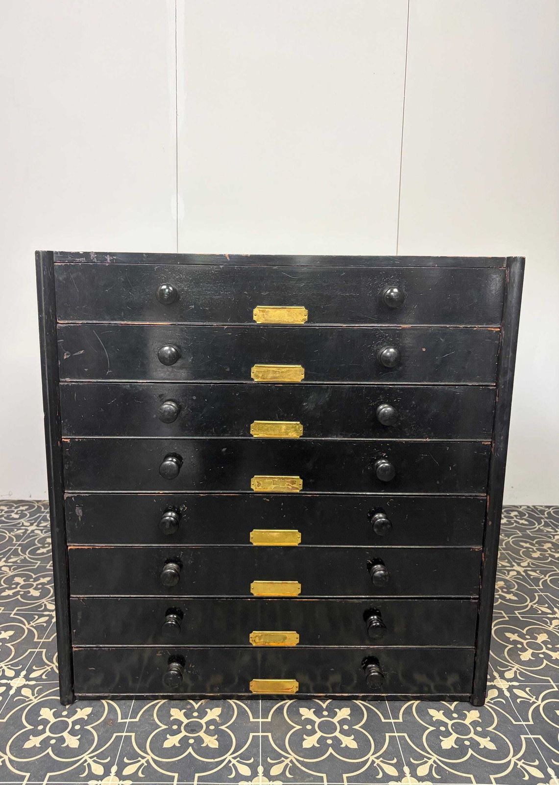 Antique Victorian Museum Specimen Collector Cabinet photo for sale
