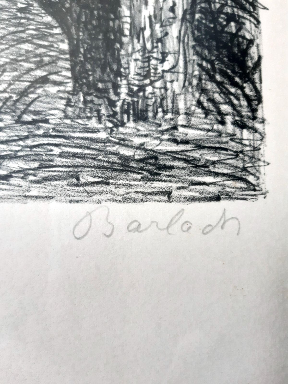 Ernst Barlachdie Mörderin   Original Lithograph By Ernst Barlach   19121912 photo furniture