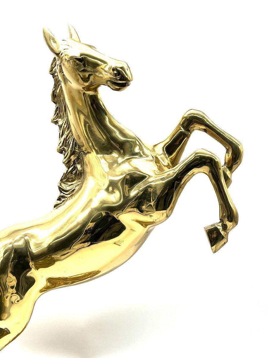 photo for sale Modern Rearing Horse From The Mid Century By Motta, 1970s