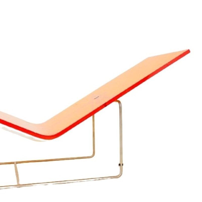 Postmodern Futurism Out/In Chaise Longue In Amber Colored Acrylic By Jean Marie Massaud For Driade, 2001 photo buy