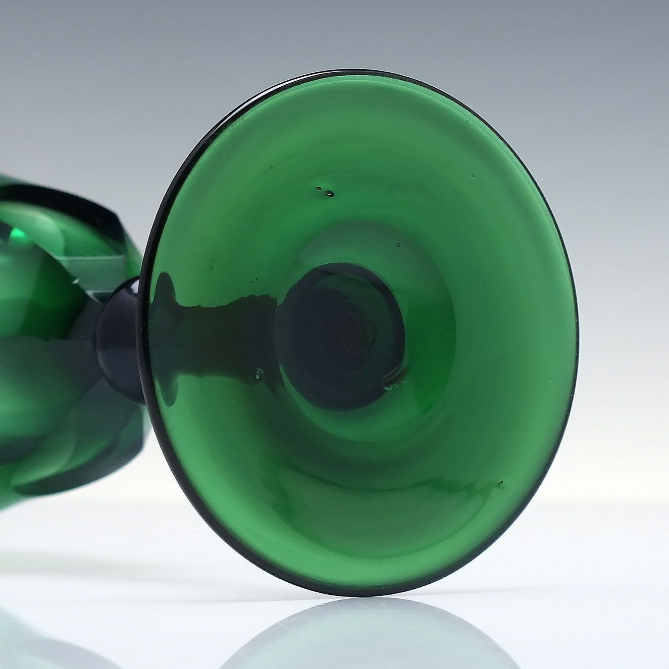 19th Century "Bristol" Green Wine Glass C1820 photo buy