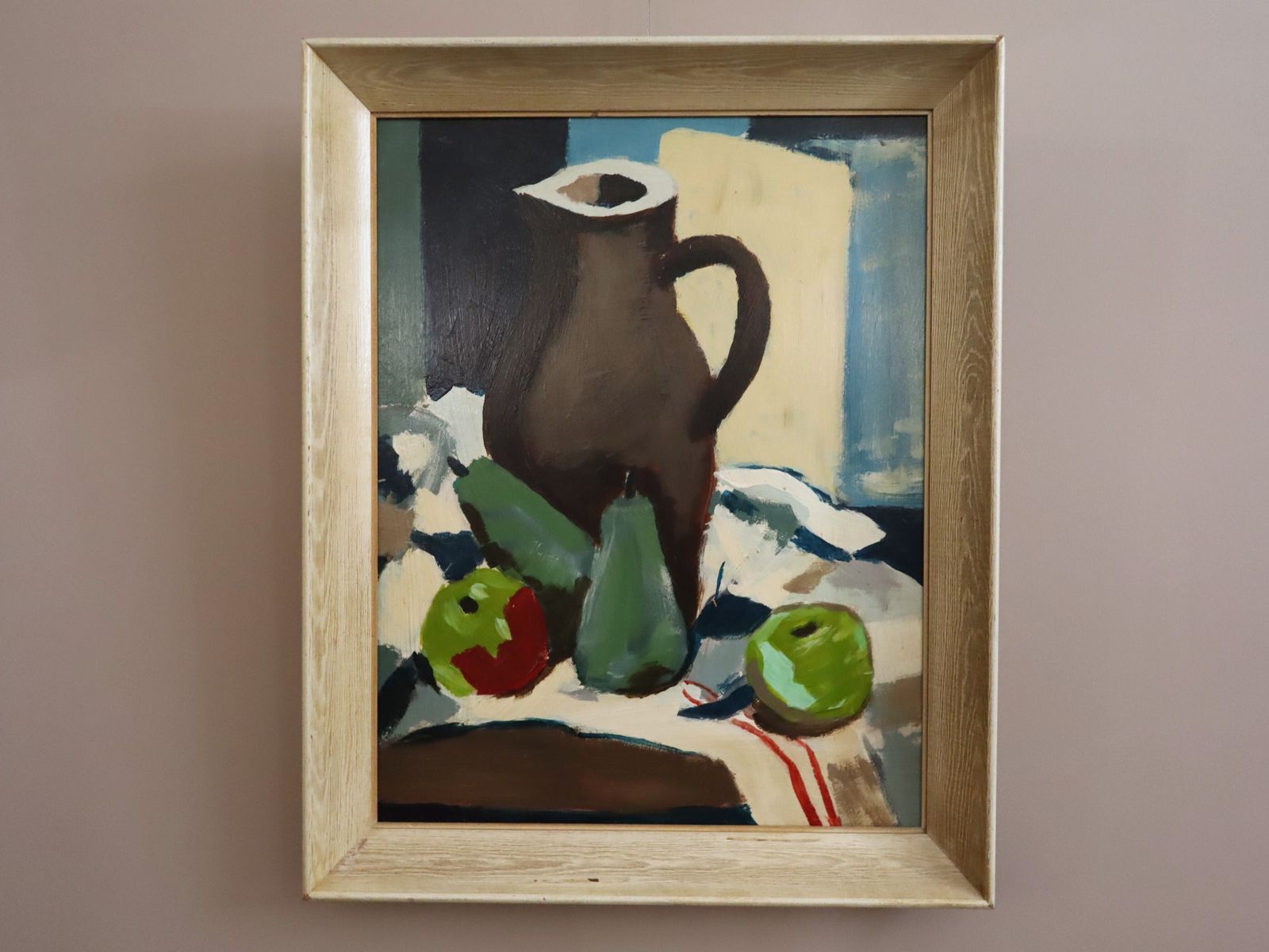 Pears & Pitcher  Oil Painting