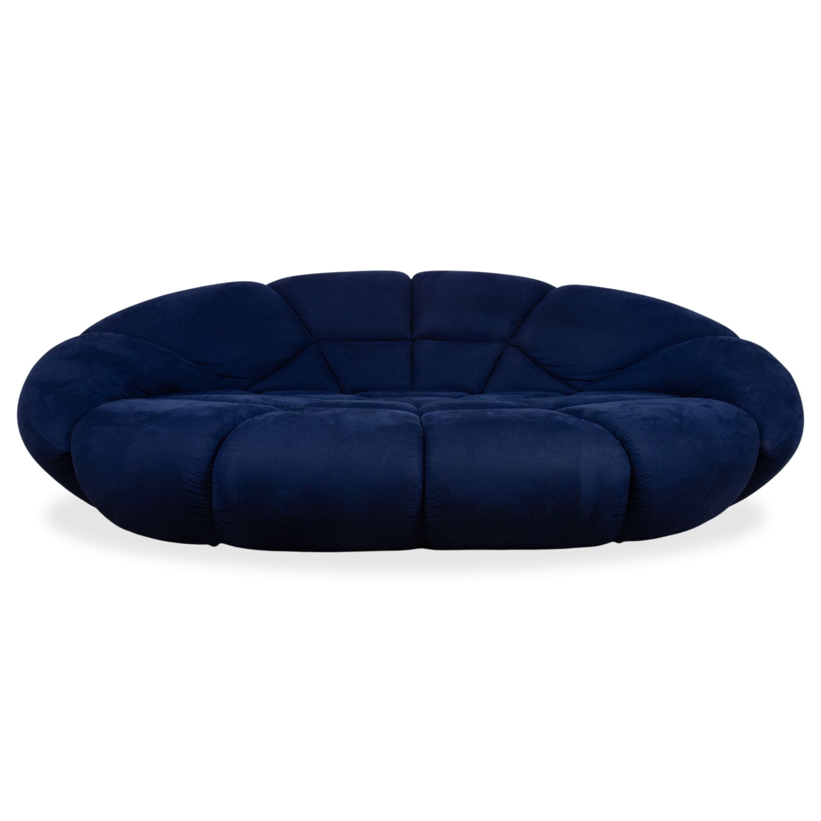 Bretz Kautsch Stof Vierpersoons Saffier Blauw Bank