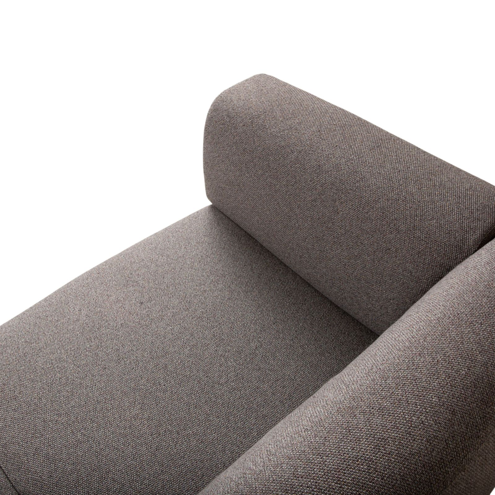 Cassina Met 250 Fabric Two Seater Grey Beige Sofa photo vinterior