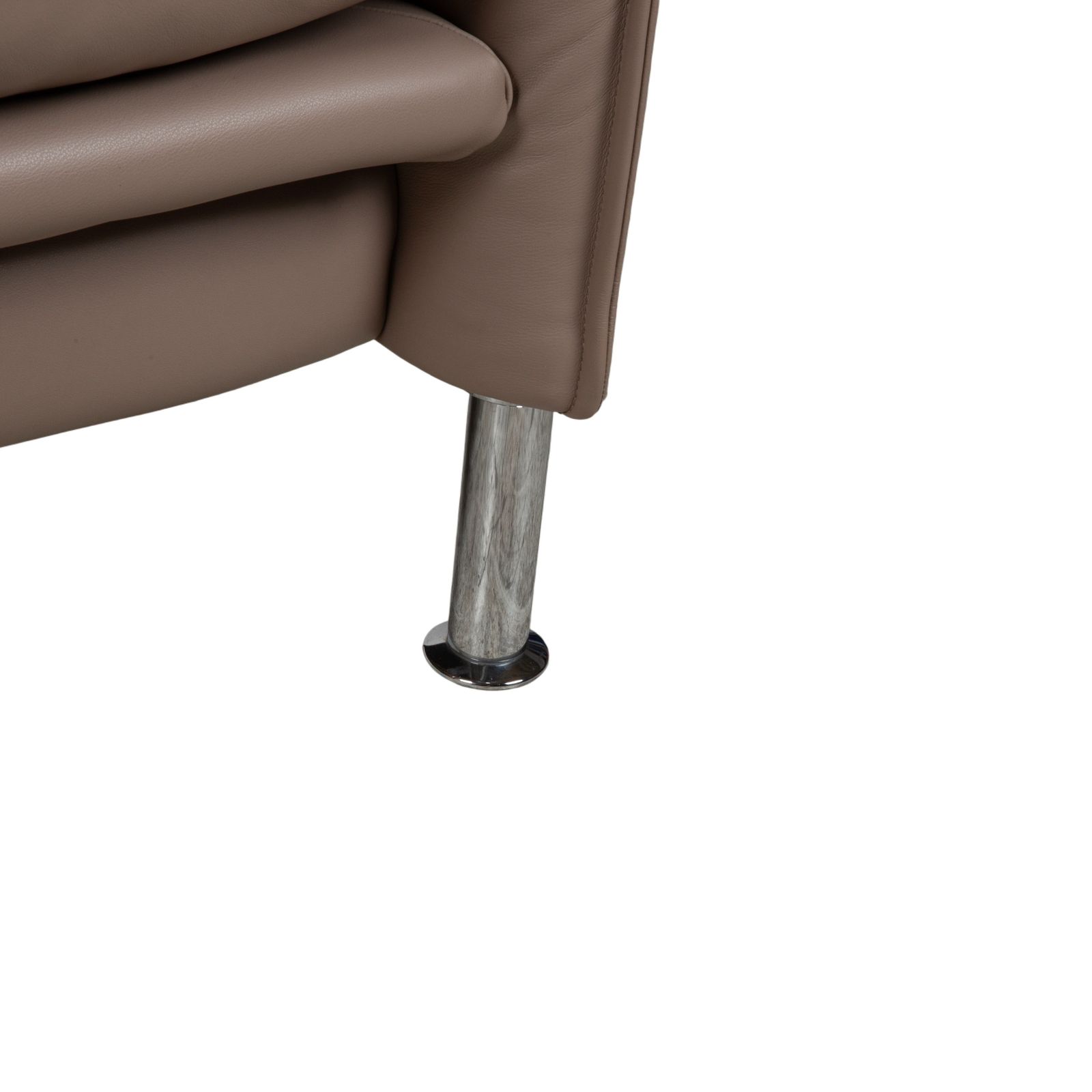Erpo Porto Leren Tweezitter Bruin-Taupe Sofa met Manuele Functie photo buy