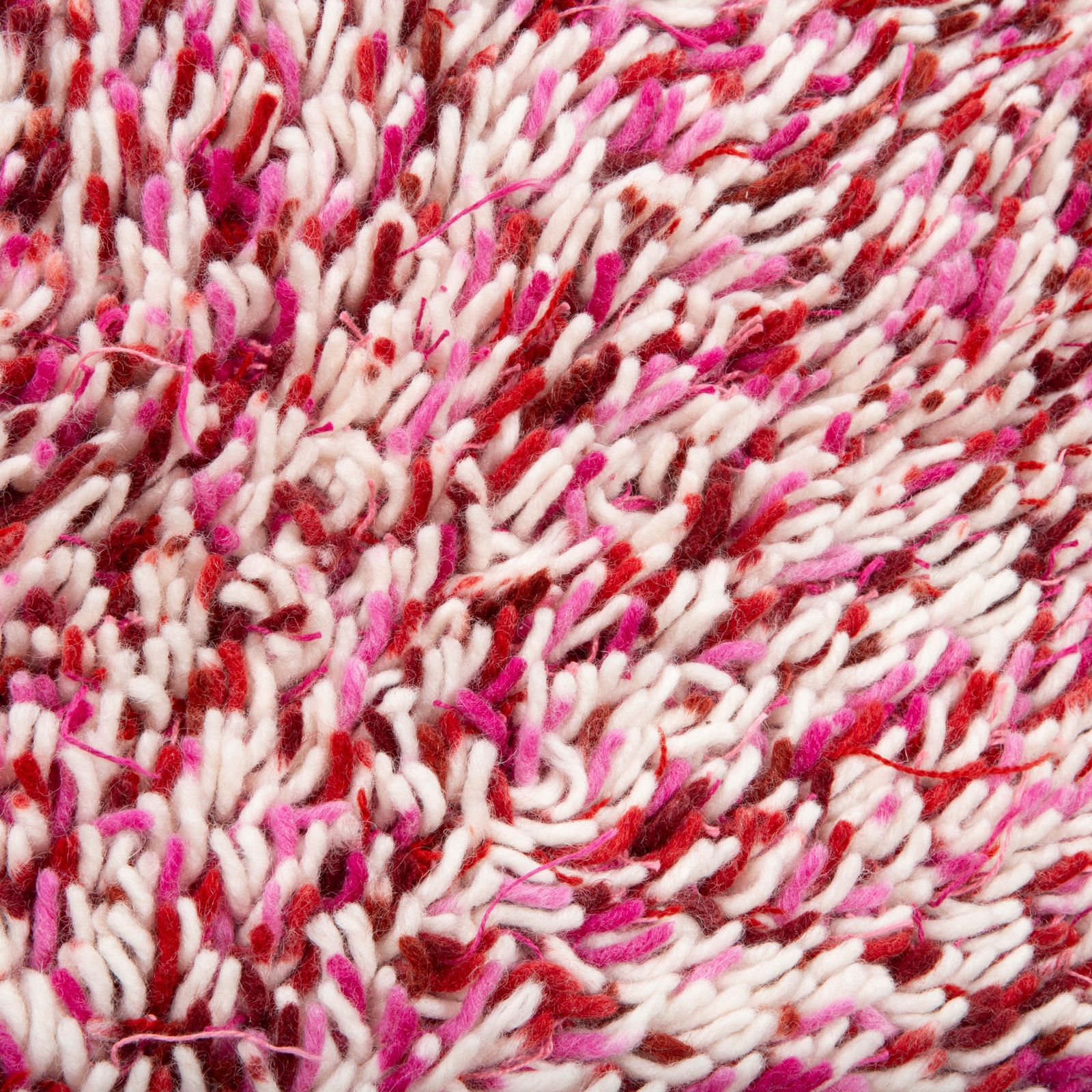 Tapis en laine Kasthall rouge, rose et blanc par Gunilla Lagerhem Ullberg, 200 x 200 cm photo Textiles