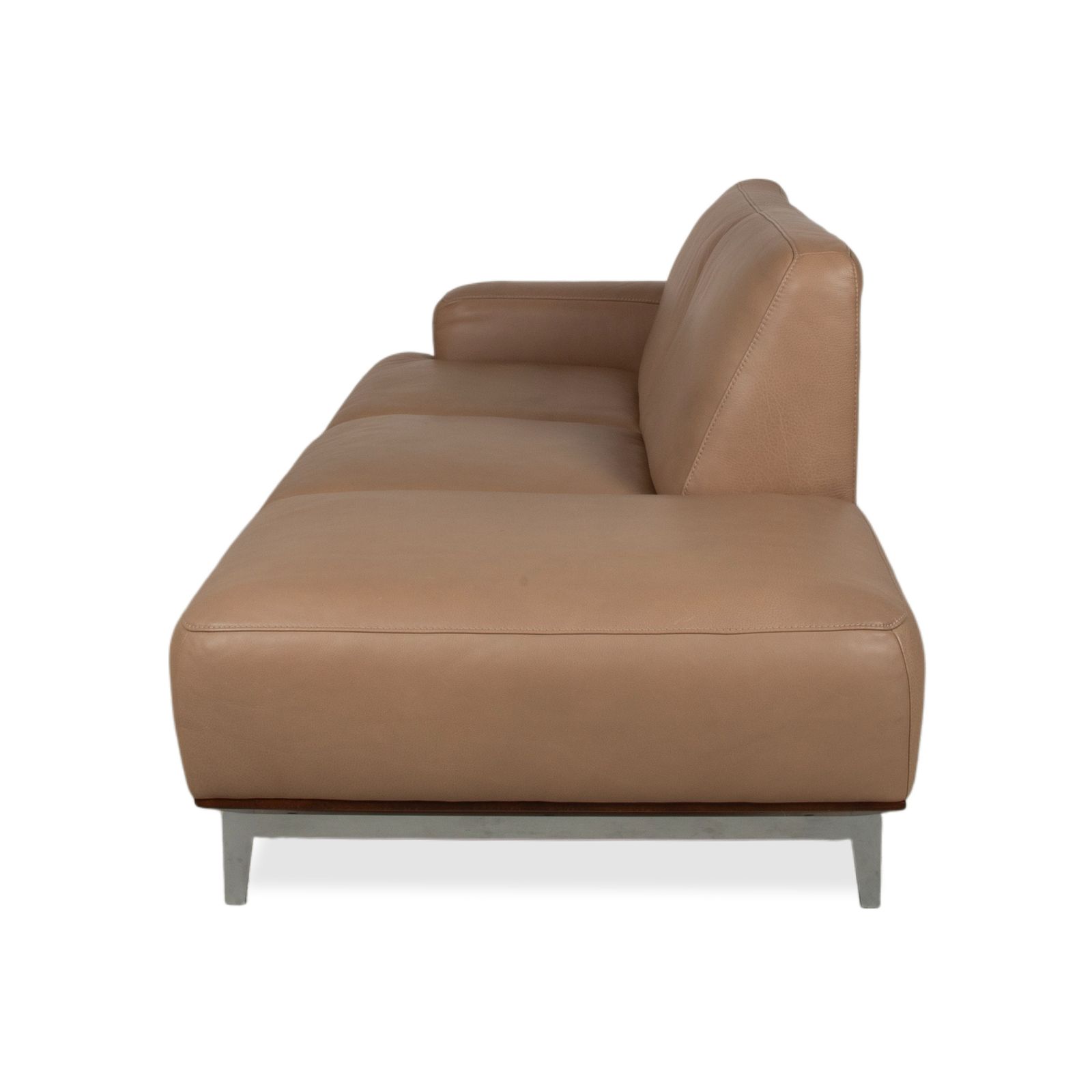 photo for sale Canapé 2 places Willi Schillig Black Label Toscaa en cuir, beige brun moka
